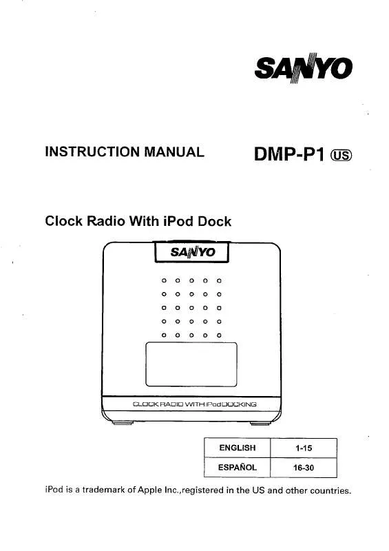 Mode d'emploi SANYO DMP-P1