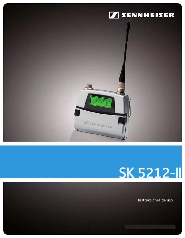 Mode d'emploi SENNHEISER SK 5212-II