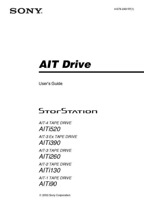 Mode d'emploi SONY AITI390