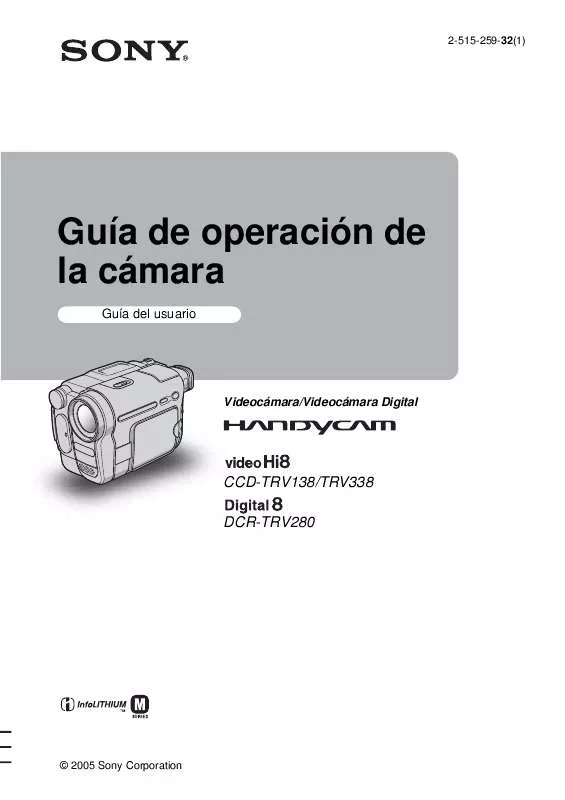 Mode d'emploi SONY CCD-TRV338