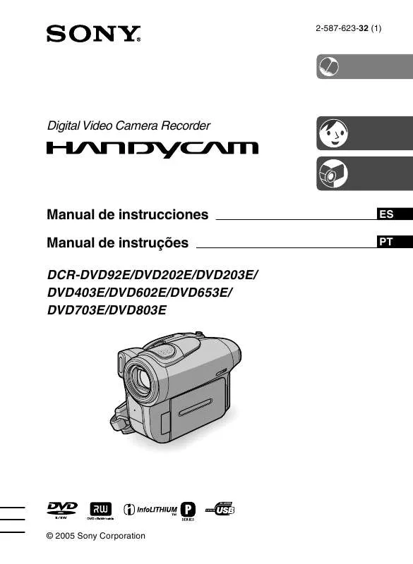 Mode d'emploi SONY DCR-DVD202