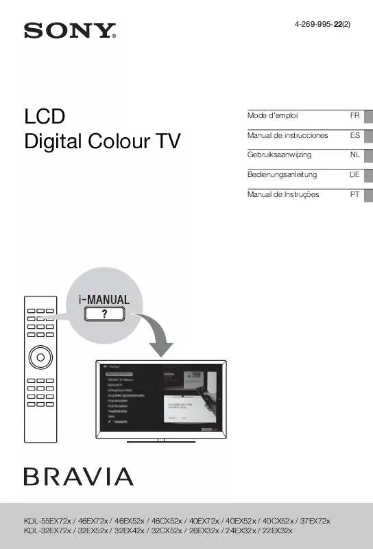 Mode d'emploi SONY KDL-32EX424