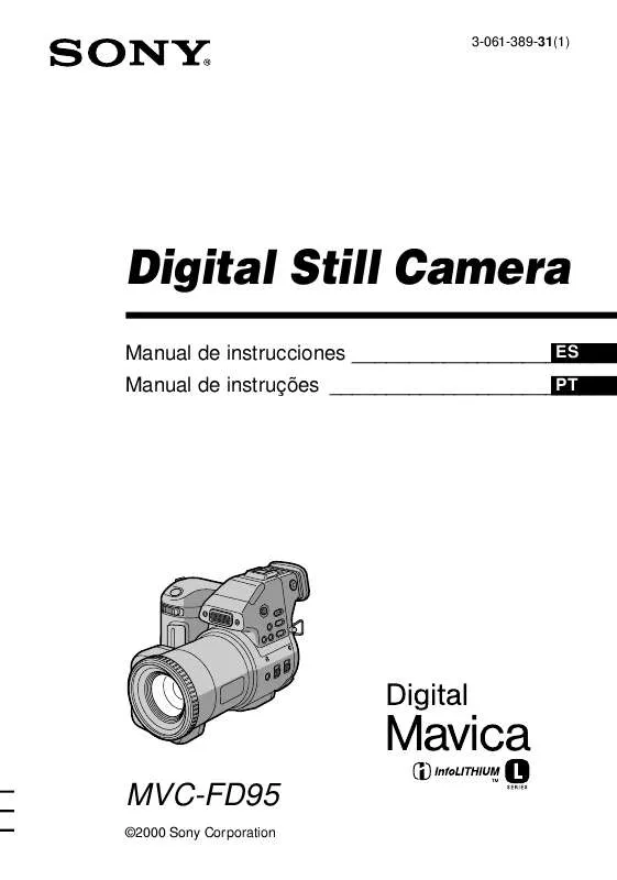 Mode d'emploi SONY MVC-FD95