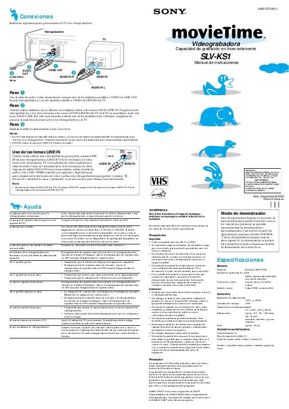 Mode d'emploi SONY SLV-KS1