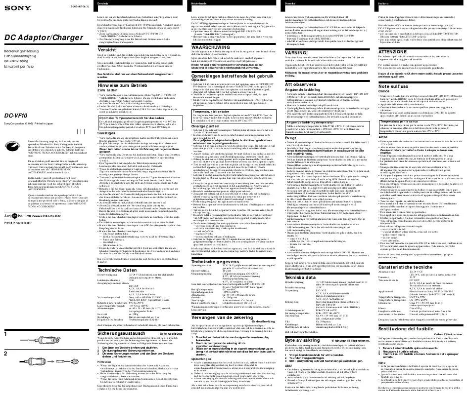 Mode d'emploi SONY SRF-46