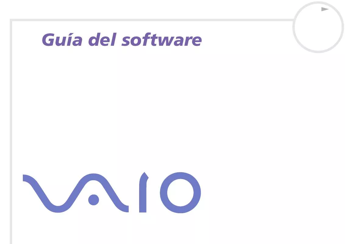 Mode d'emploi SONY VAIO PCG-Z1XEP