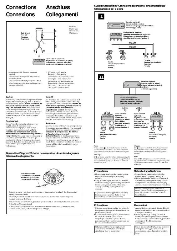 Mode d'emploi SONY XS-HA1726