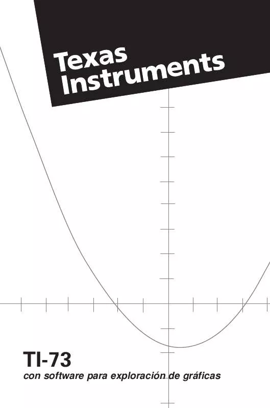 Mode d'emploi TEXAS INSTRUMENTS TI-73 EXPLORER