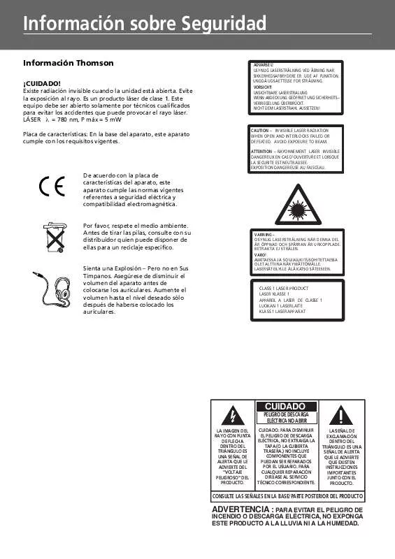 Mode d'emploi THOMSON DPL4911