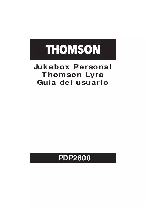Mode d'emploi THOMSON PDP2800