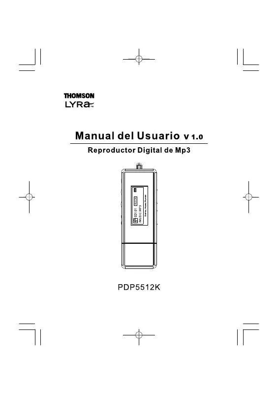 Mode d'emploi THOMSON PDP5512K