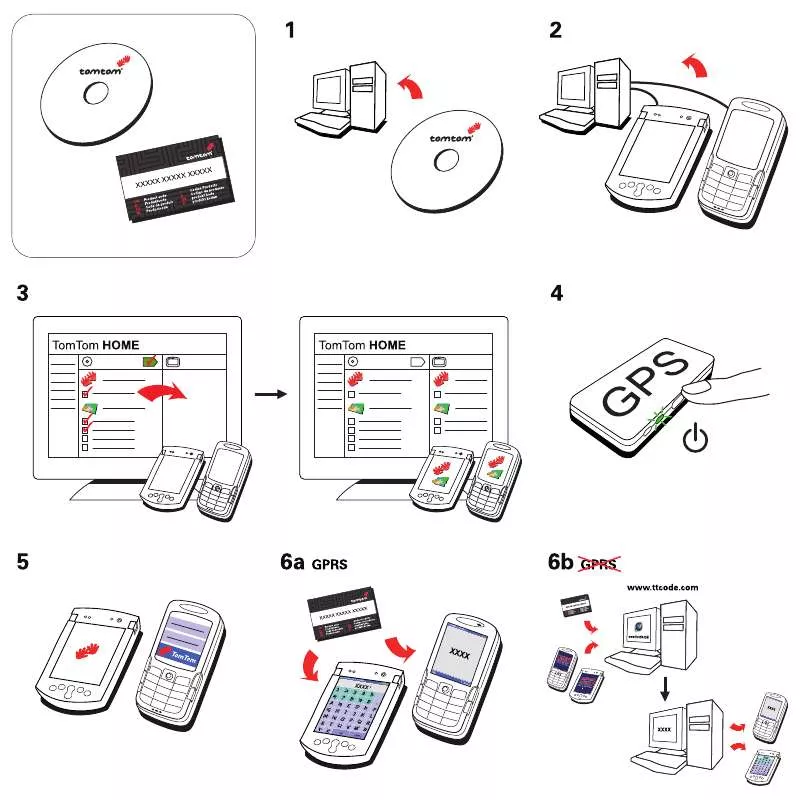 Mode d'emploi TOMTOM NAVIGATOR 6-NAVIGAZIONE PER PDA/CELLULARI