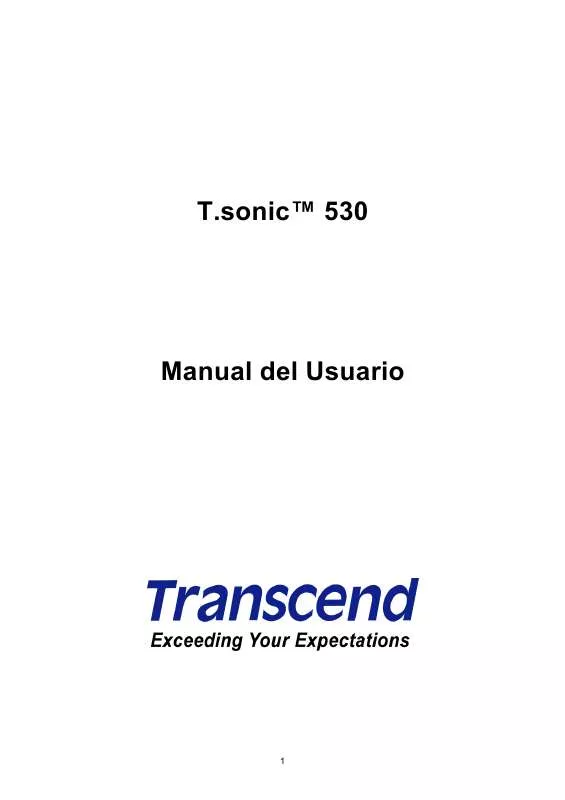 Mode d'emploi TRANSCEND TS1GMP530