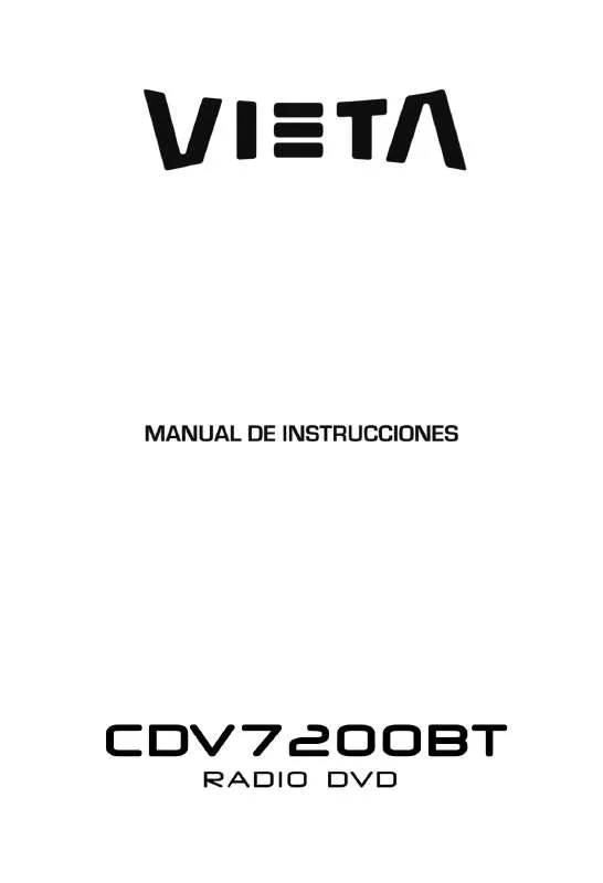 Mode d'emploi VIETA CDV7200BT