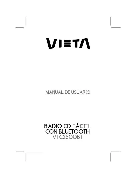 Mode d'emploi VIETA VTC2500BT