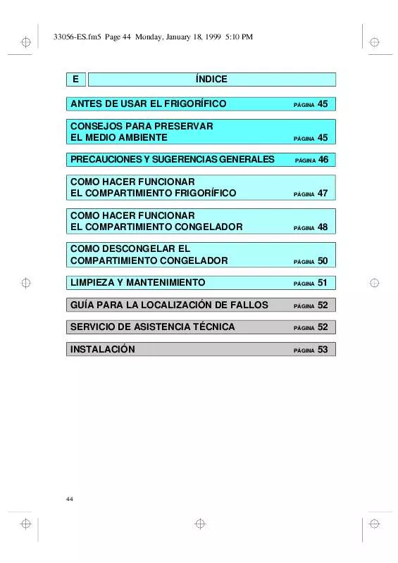 Mode d'emploi WHIRLPOOL 466/H-IT