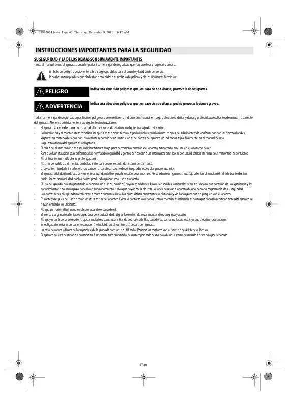 Mode d'emploi WHIRLPOOL ACM 759/NE