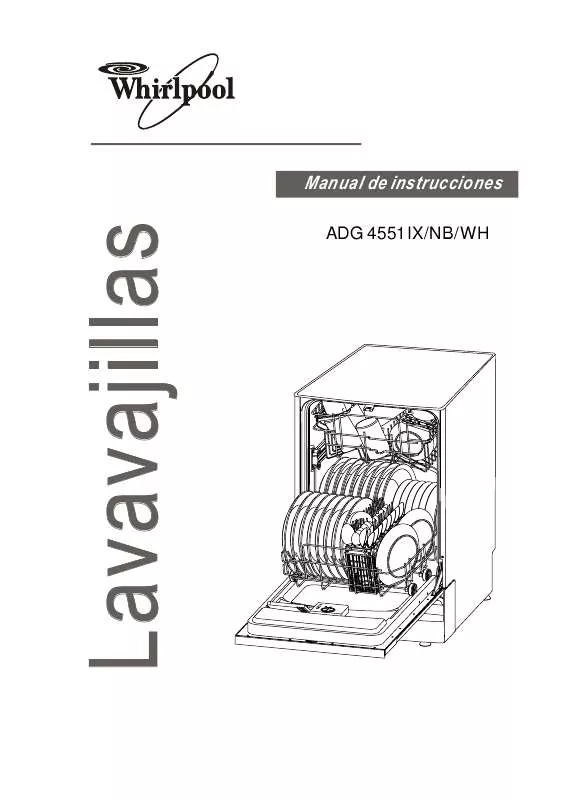 Mode d'emploi WHIRLPOOL ADG 4551 IX