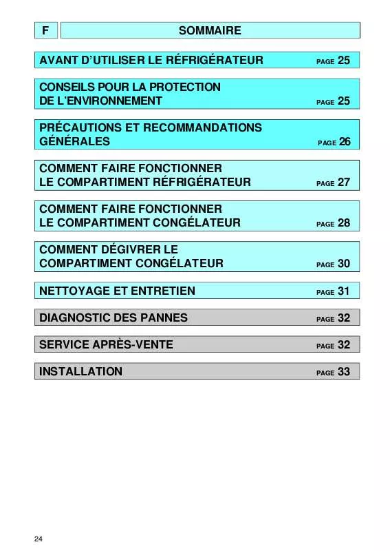 Mode d'emploi WHIRLPOOL ADL 336/1 IX