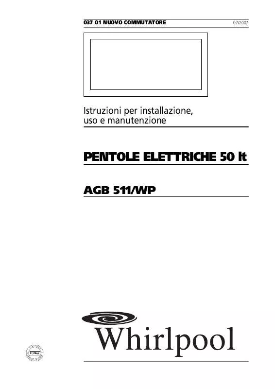 Mode d'emploi WHIRLPOOL AFB 431/H