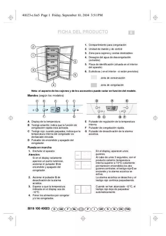 Mode d'emploi WHIRLPOOL AFG 346/G