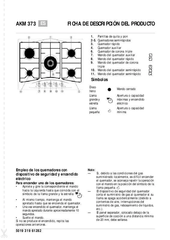 Mode d'emploi WHIRLPOOL AKM 373/WH