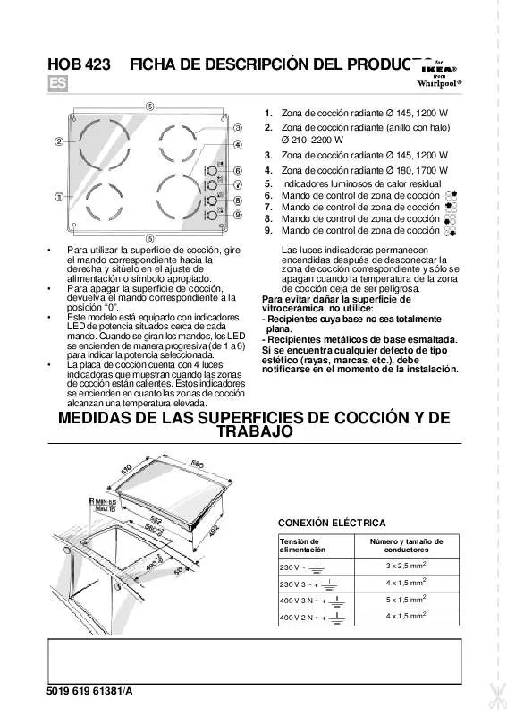 Mode d'emploi WHIRLPOOL AKM 515/NB