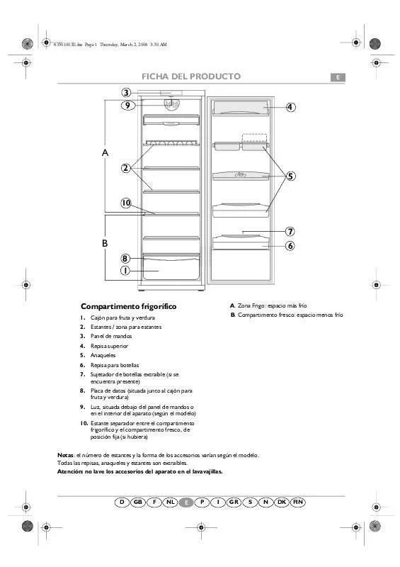 Mode d'emploi WHIRLPOOL ARC 1782/IX REFRIGE