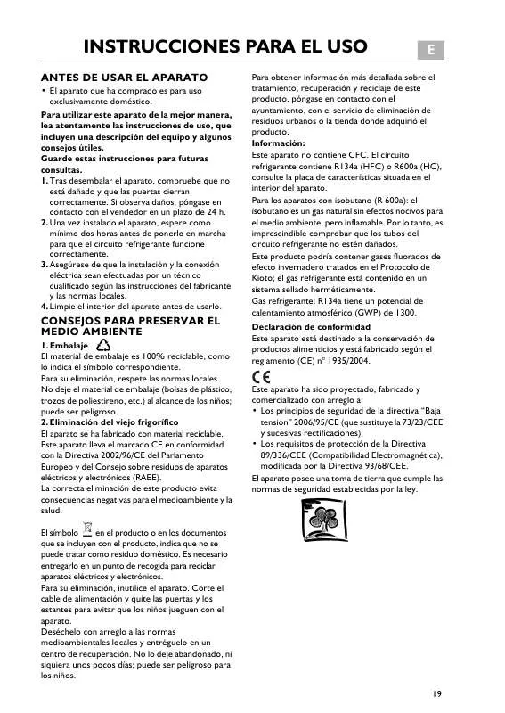 Mode d'emploi WHIRLPOOL ARC 5524/2 IS