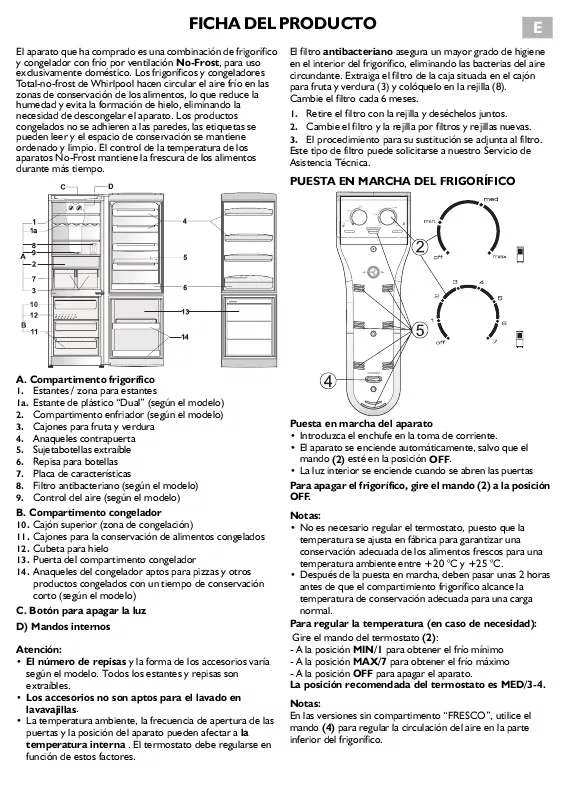 Mode d'emploi WHIRLPOOL ARC 7474 IS