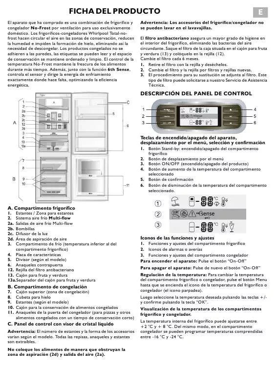 Mode d'emploi WHIRLPOOL ARC7559 IX