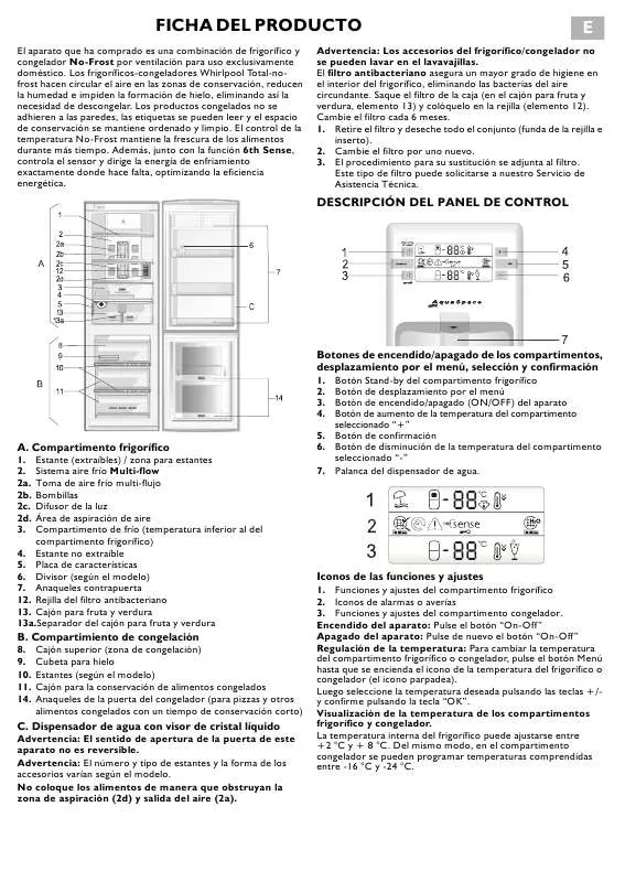 Mode d'emploi WHIRLPOOL ARC7559AQUA