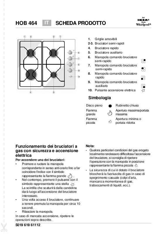 Mode d'emploi WHIRLPOOL ARF 701/A