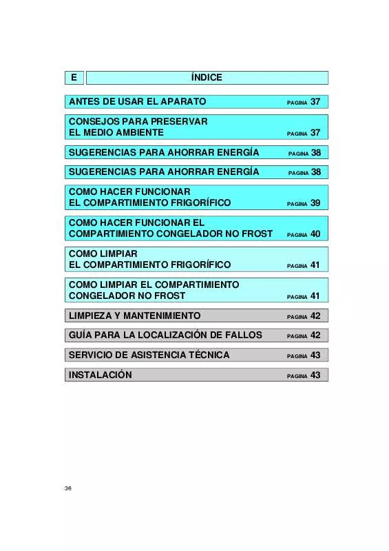 Mode d'emploi WHIRLPOOL ARG 752 WBM 37