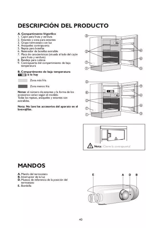 Mode d'emploi WHIRLPOOL ARG 913/A