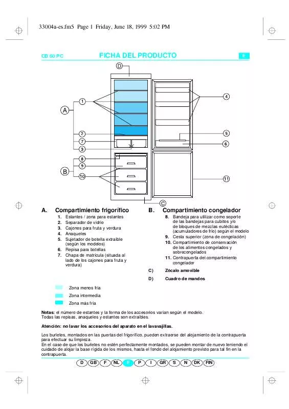 Mode d'emploi WHIRLPOOL ARL 428/G-E