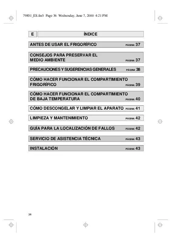 Mode d'emploi WHIRLPOOL ART 594/G/BLUE