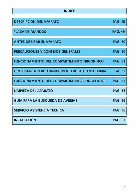 Mode d'emploi WHIRLPOOL ART 844-2/G