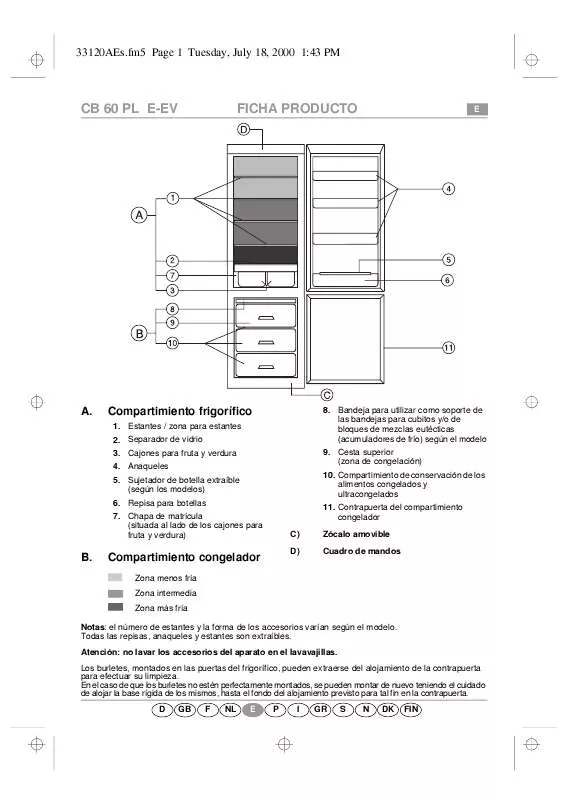 Mode d'emploi WHIRLPOOL ART 860/H