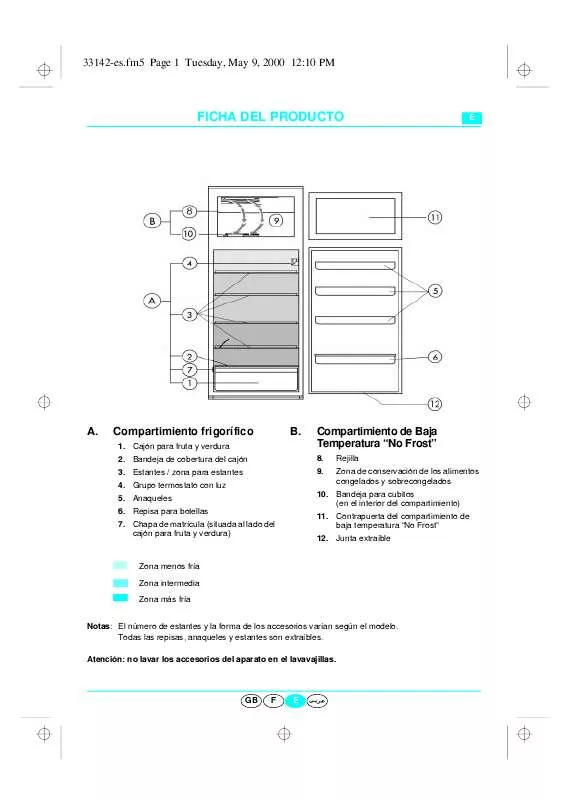 Mode d'emploi WHIRLPOOL ART 947/G-K