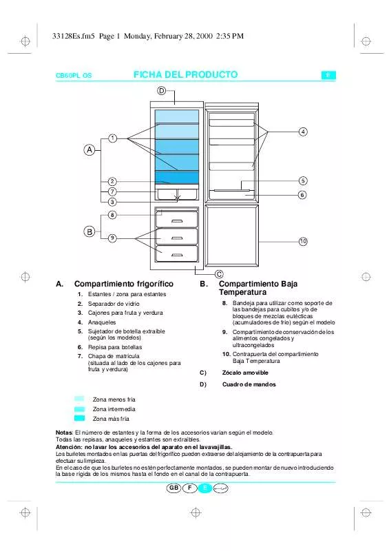 Mode d'emploi WHIRLPOOL ARZ 515/G-K