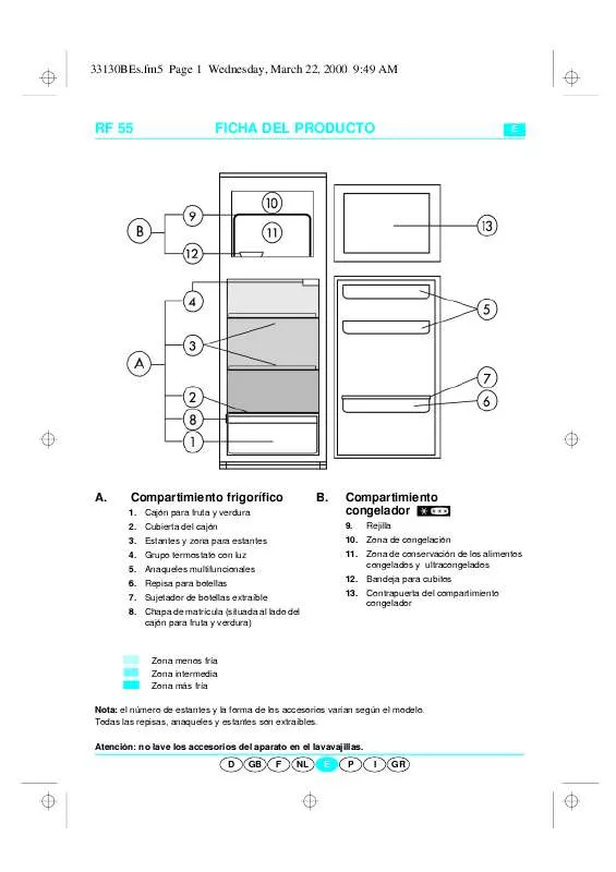 Mode d'emploi WHIRLPOOL ARZ 908/H/SILVER