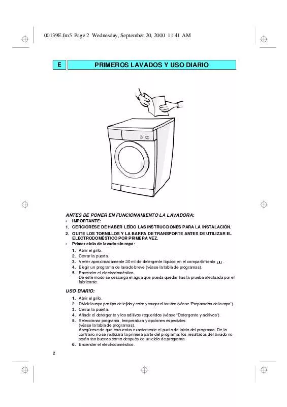 Mode d'emploi WHIRLPOOL AWM 767