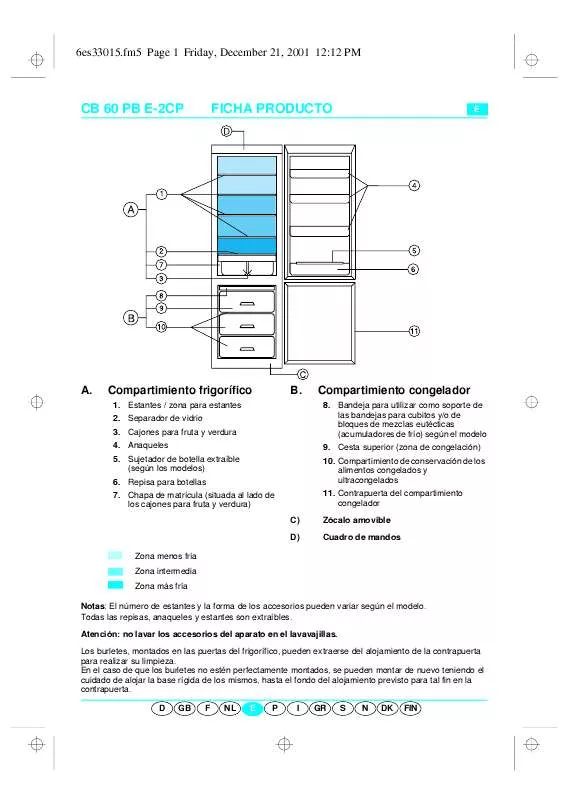 Mode d'emploi WHIRLPOOL CBAE 374/M