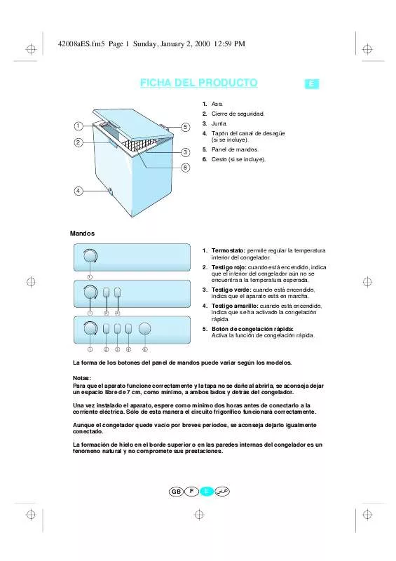 Mode d'emploi WHIRLPOOL CF 14 T