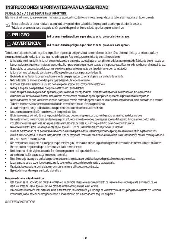 Mode d'emploi WHIRLPOOL DBRI 5810/01 IN PT