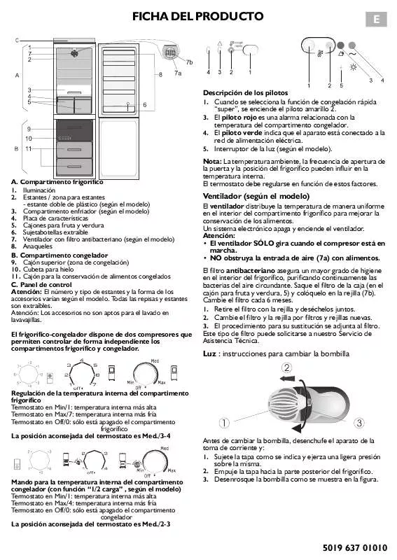 Mode d'emploi WHIRLPOOL DC 191