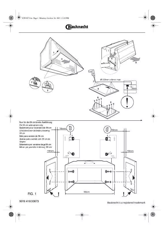 Mode d'emploi WHIRLPOOL DE 5360 SG