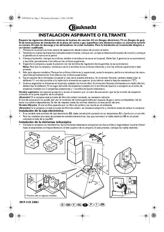 Mode d'emploi WHIRLPOOL DKE 3090 IN