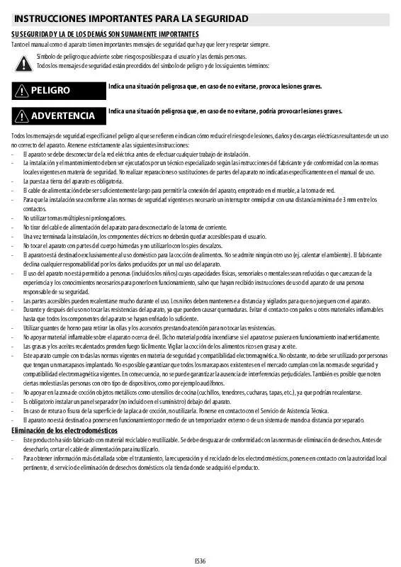 Mode d'emploi WHIRLPOOL ETPI 8540/IN